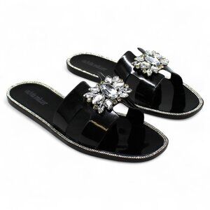 Olivia Miller Women S Kai Jelly Sandals - Black